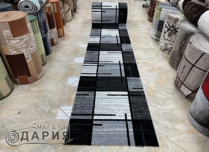Тъкана пътека MAGNOLIA 704 l.grey/black